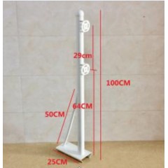 监控枪机抱箍  底座25厘米 高1米  8只/件  此商品不退不换