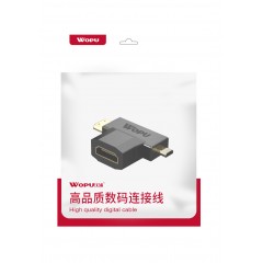 沃浦（Z-J05）HDMI 转Mini HDMI  Micro HDMI 视频转接头