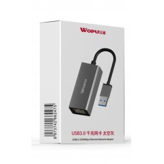 沃浦（W-K03）USB 3.0千兆网卡(免驱｝