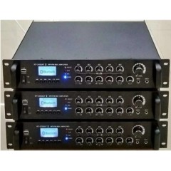 日日高  PA-240AT功放 高端蓝牙五分区2U带USB大屏显示 额定功率：240W