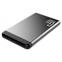 忆捷 500G USB3.0移动硬盘G55 2.5英寸全金属文件数据备份存储安全高速防震 黑色 500G送硬盘包