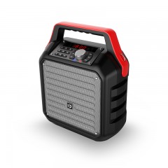 十度 H3-双咪板 黑金刚系列户外音箱（红/绿）包含一个话筒