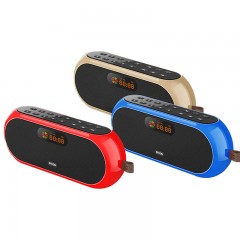 十度SD-S198流金岁月便携式插卡蓝牙音箱（蓝/红/金）