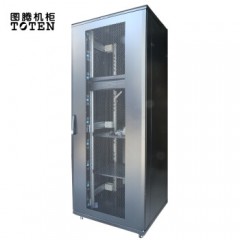 图腾 G38842 尺寸800*800*2000  加厚型  2米 前后平网门 网络设备机柜42U服务器机柜
