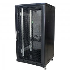 图腾 G36622 尺寸600*600*1200  加厚型  1.2米 前后平网门 网络设备机柜22U交换机机柜