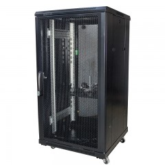 图腾 G36822 尺寸600*800*1200  加厚型  1.2米 前后平网门 网络设备机柜22U交换机机柜