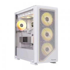 富士康 刀客360白色 水冷配置可装E-ATX超大双路板机箱