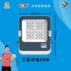 耀恩远航太阳能灯 工程市电50W 直接接220V电