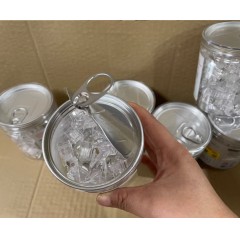 【S670A罐装】晶华超五类水晶头无氧铜1μ镀金(100颗)抗氧化不发黑