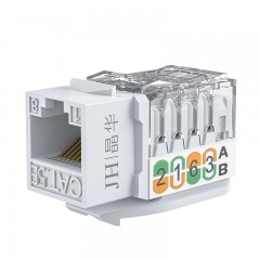 【P800】晶华超五类模块百兆网络模块（国标）过福禄克测试