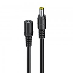 DC 12v 延长线 1米/2米 12V电源延长线DC公母插头5.5X2.5mm监控路由器投影仪显示器适配器电源线