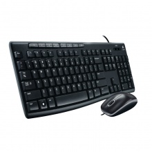 罗技 MK200 有线键盘鼠标套装 USB电脑多媒体键鼠套装 不退不换