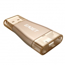 忆捷i50 32G USB3.0苹果官方MFI认证苹果IPHONE双接口专用手机电脑两用U盘 5年保换