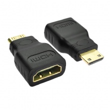 MINI HDMI-HDMI头	（公对母）