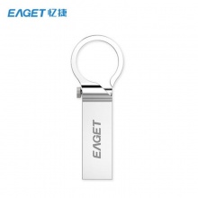 忆捷U96金属防水U盘 64G USB3.0挂勾闪存盘  5年保换