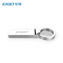 忆捷U96金属防水U盘 64G USB3.0挂勾闪存盘  5年保换