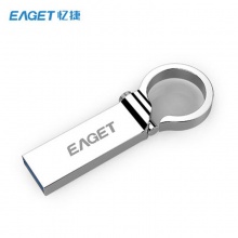 忆捷U96金属防水U盘 64G USB3.0挂勾闪存盘  5年保换