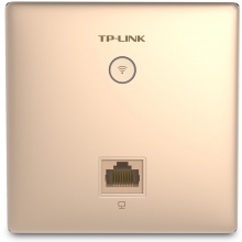 TP-LINK-TL-AP450I-POE单频百兆端口 无线面板式AP家用酒店86型WIFI入墙壁路由器
