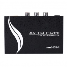 迈拓 MT-AH312 AV转HDMI视频转换器机顶盒转电视 莲花RCA转HDMI