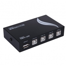 迈拓USB4口手动共享器/MT-1A4B-CF