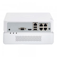 海康威视 DS-7104N-F1/4P(C) 4路POE硬盘录像机网络数字视频监控