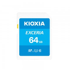东芝 铠侠系列（原东芝）64GB SD存储卡 EXCERIA 极至瞬速系列 U1 读速100MB/s 支持全高清拍摄