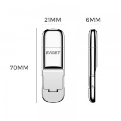 忆捷  SU10 256G 固态优盘   加密和备份功能3.2 全金属  TYPE-C 接口 手机电脑 双用优盘