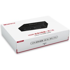 沃浦FP01 HDMI分配器 1进2出{不带电源头}