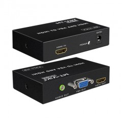 迈拓 MT-HV03 HDMI转VGA HDMI可转DVI 音视频分离器高清转换器 笔记本电脑HDMI转投影仪视频转换