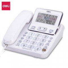 【得力789】得力（deli)电话机座机 固定电话 办公家用 翻转翘头 可接分机 789白